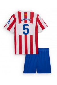 Atletico Madrid Johnny Cardoso #5 Babytruitje Thuis tenue Kind 2025-26 Korte Mouw (+ Korte broeken)